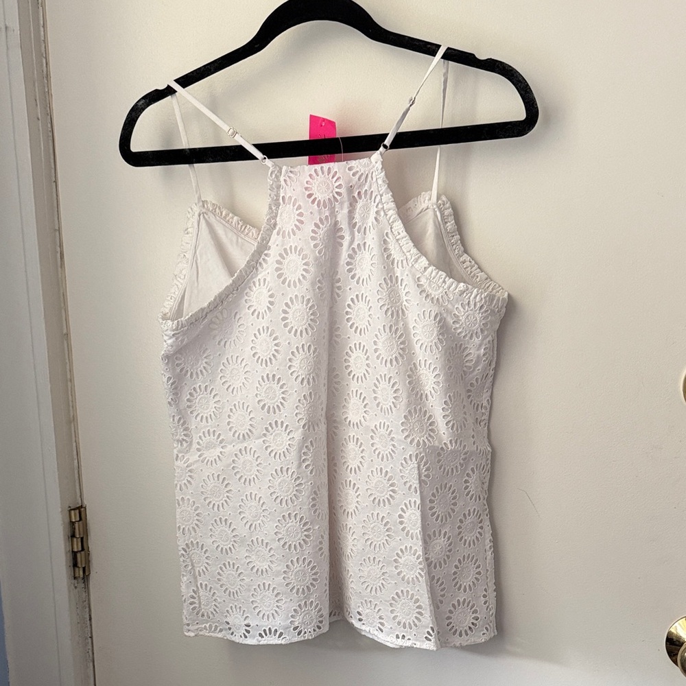 Lilly Pulitzer NWT White Eyelet Camisole - Picture 3 of 5